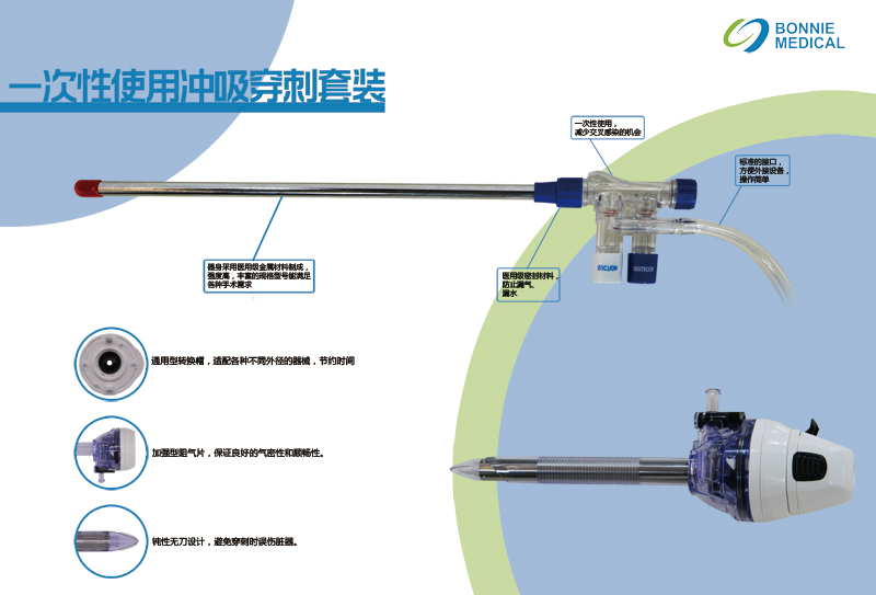 一次性使用沖吸穿刺套裝